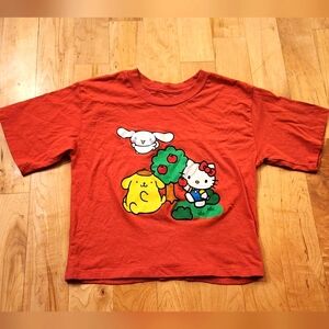 Hello Kitty and Friends cropped t-shirt